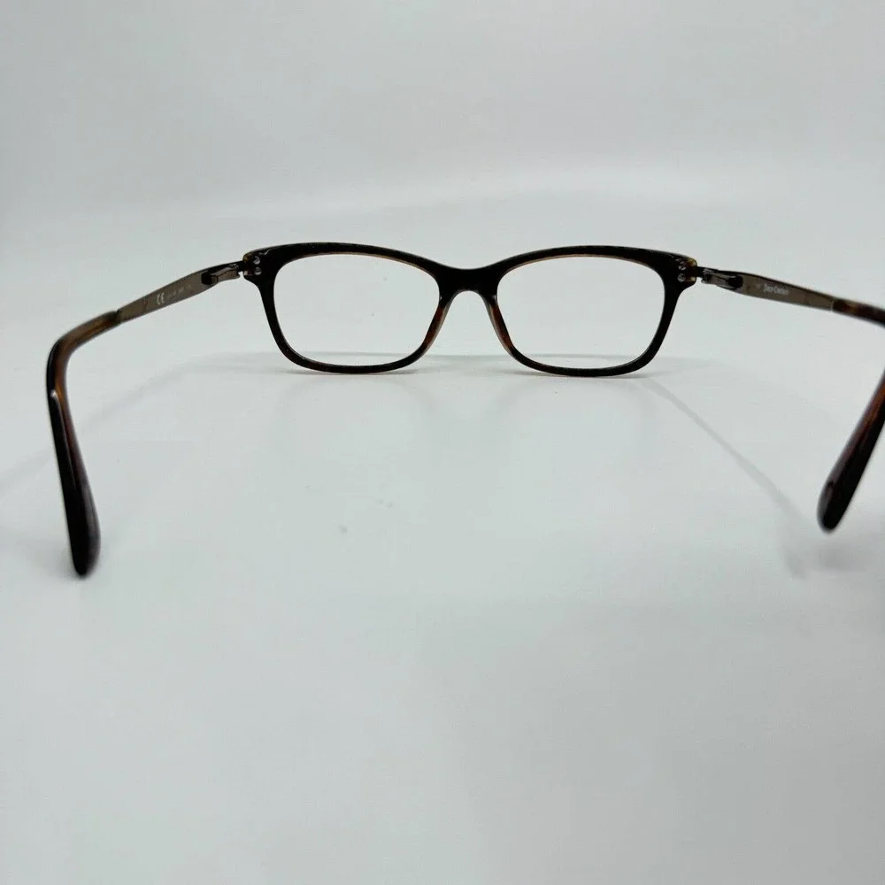 Juicy Couture JU 130 ERT Black Brown Leopard Square Eyeglasses Frames Only H9857